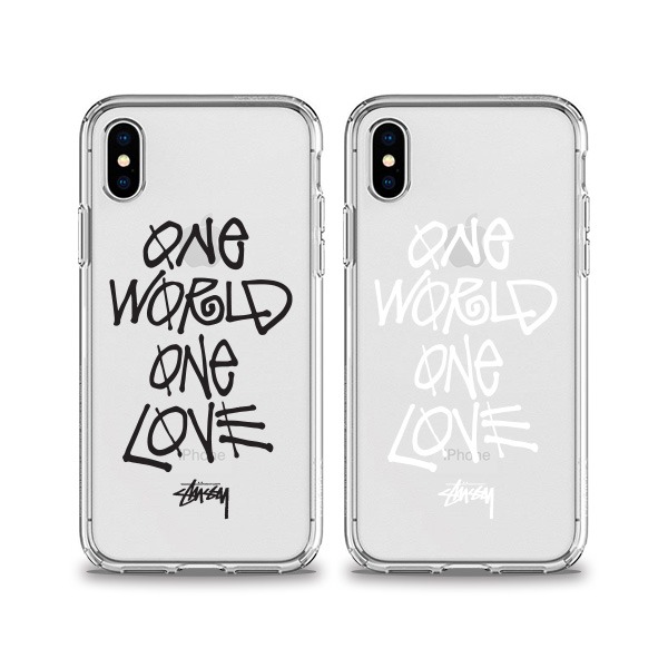 스투시 ONE WORLD ONE LOVE 케이스 젤리타입 자체 제작 두두케이스 상세 설명 참조
