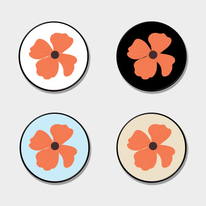 두두케이스,꽃 패턴 10 두두톡 스마트그립톡