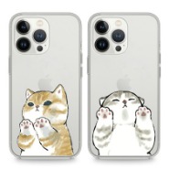 수채화 고양이 젤리 케이스 2 자체 제작 두두케이스 상세설명참조